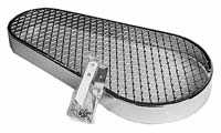 Chrome Cal Look Mesh Fanbelt Guard 